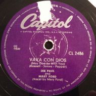 Les Paul & Mary Ford - Vaya Con Dios (May God Be With You) (Shellac;10